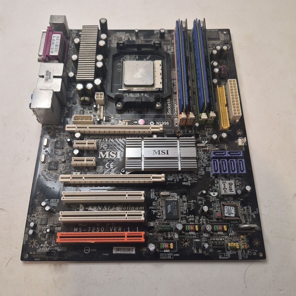 Socket Am2 Motherboard 8gbs DDR2 AMD Phenom Processor